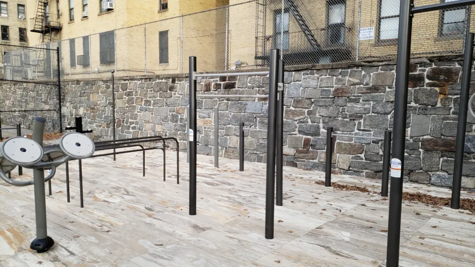 Outdoor Calisthenics Gym at J. Hood Park